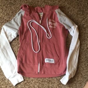 Vs pink zip up